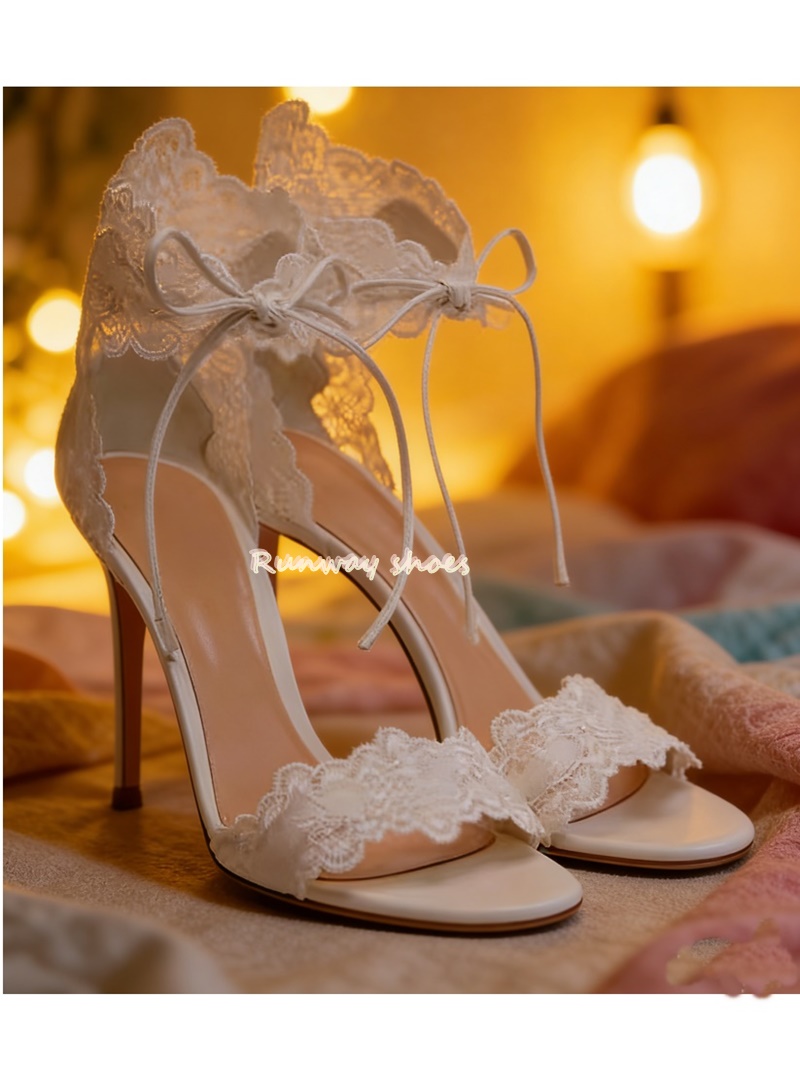 Lace Fabric Lace Single Buckle - Luxury Lifestyle Shoes のレビューと価格