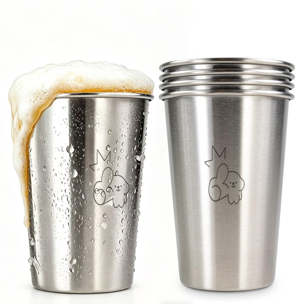 5 Pack Pint Cup 500ml Stainles - Copper Cocktail Mug のレビューと価格