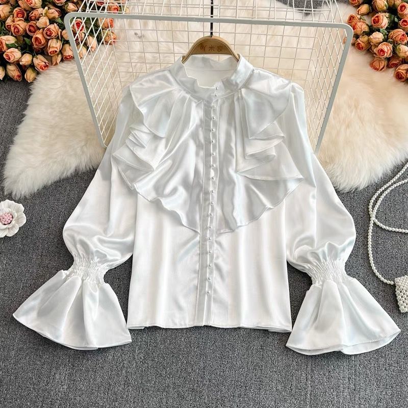 Luxury Ruffle Flared Sleeves B - Luxury Lifestyle Women のレビューと価格