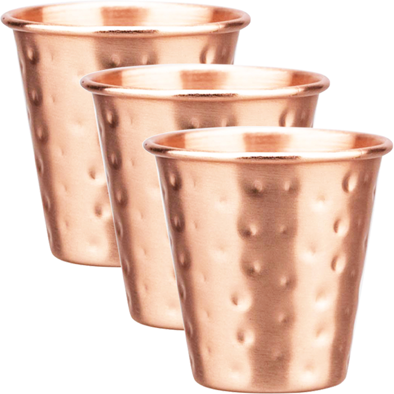 3Pcs New 60ml 100% Copper Cups - Copper Cocktail Mug のレビューと価格
