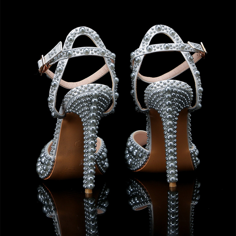 Luxury Handmade Pearl Peep Toe - Luxury Lifestyle Shoes のレビューと価格