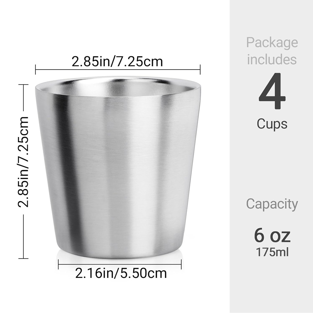 Stainless Steel Cups 10oz 6oz  - Copper Cocktail Mug のレビューと価格