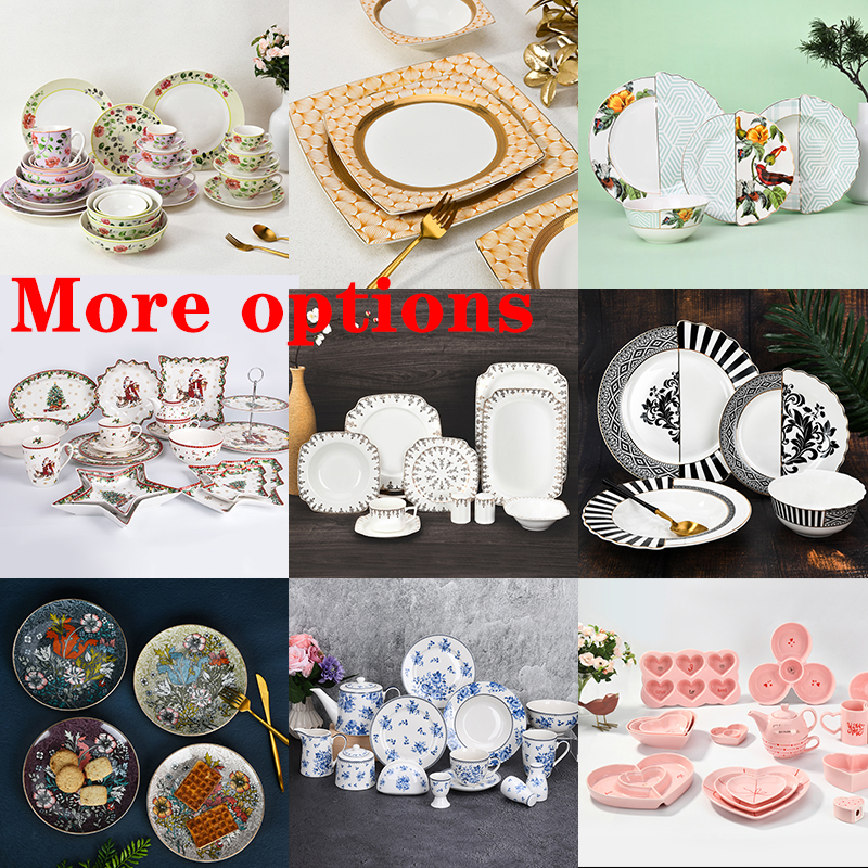 62 Pcs  Bone China Dinnerware  - Gold Plated Cutlery のレビューと価格