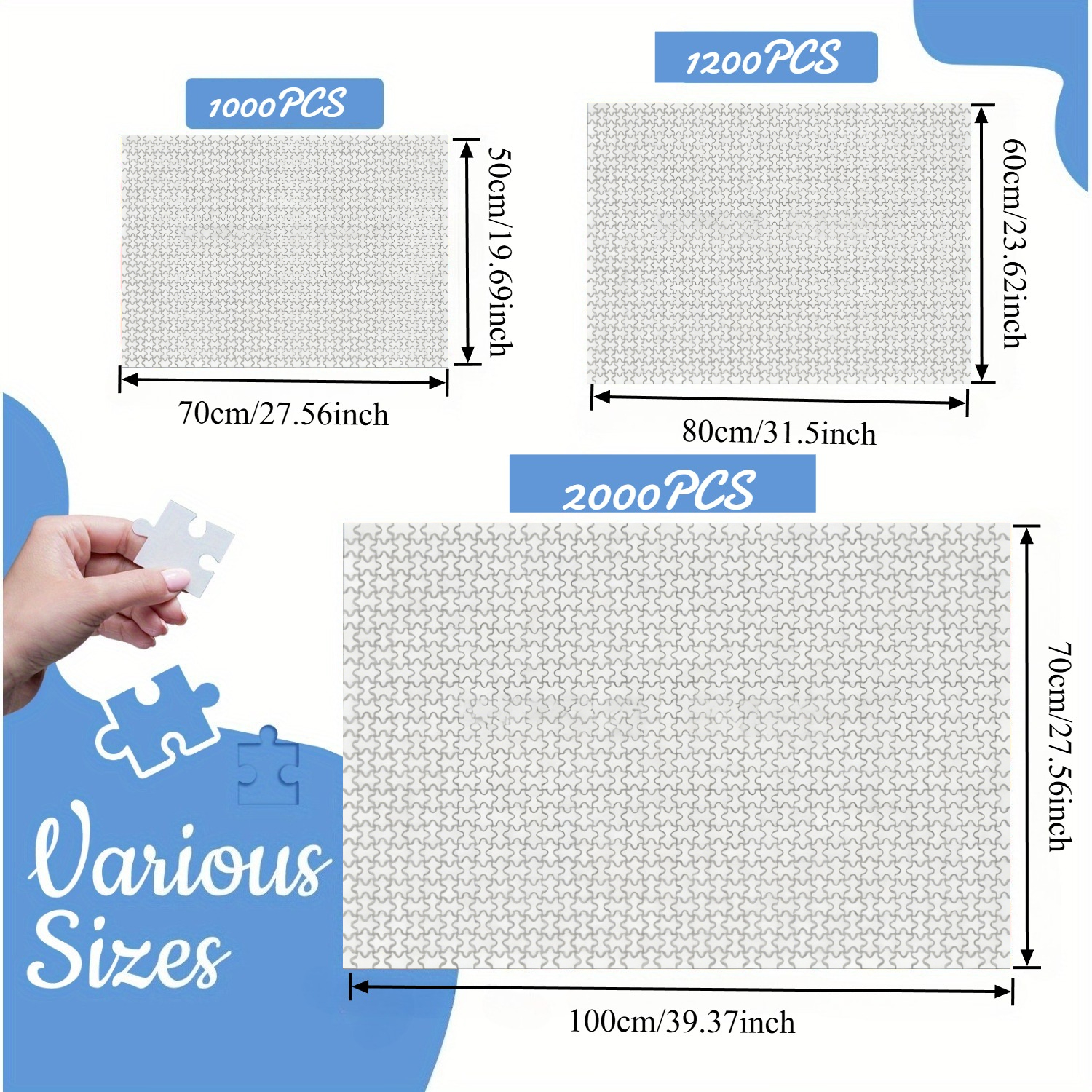 500/1000/1200/2000 PCS Jigsaw  - Luxury Lifestyle Family のレビューと価格