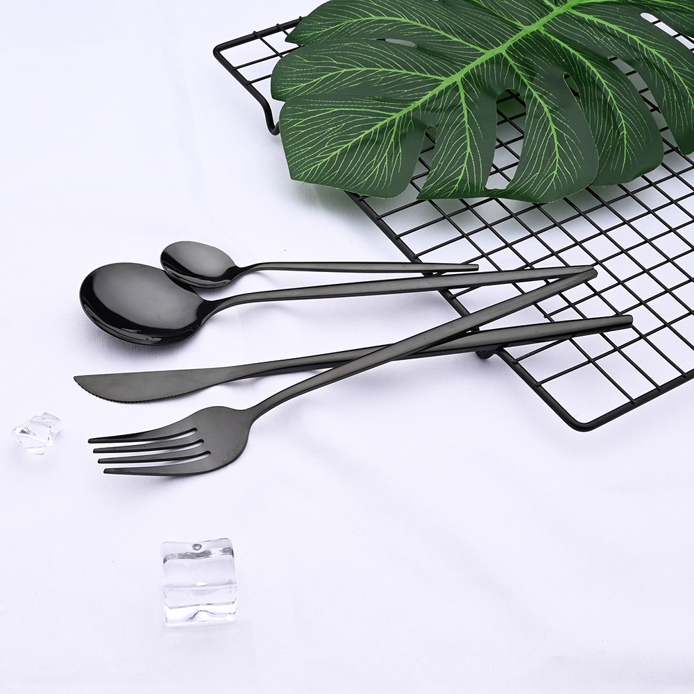 4pcs Gold Dinnerware Set Stain - Gold Plated Cutlery のレビューと価格