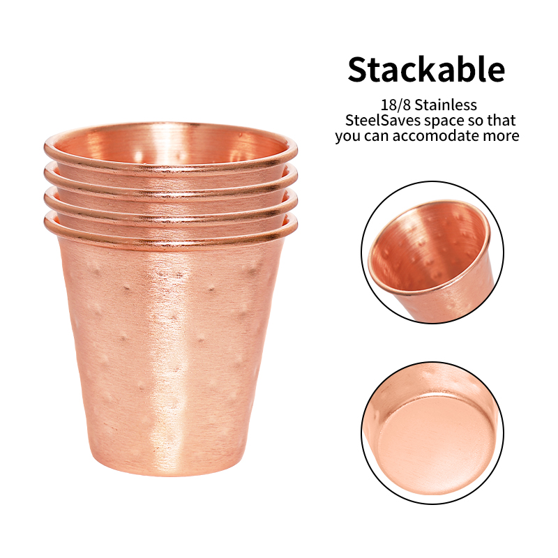 Set of 4/6 Copper Plating Beer - Copper Cocktail Mug のレビューと価格