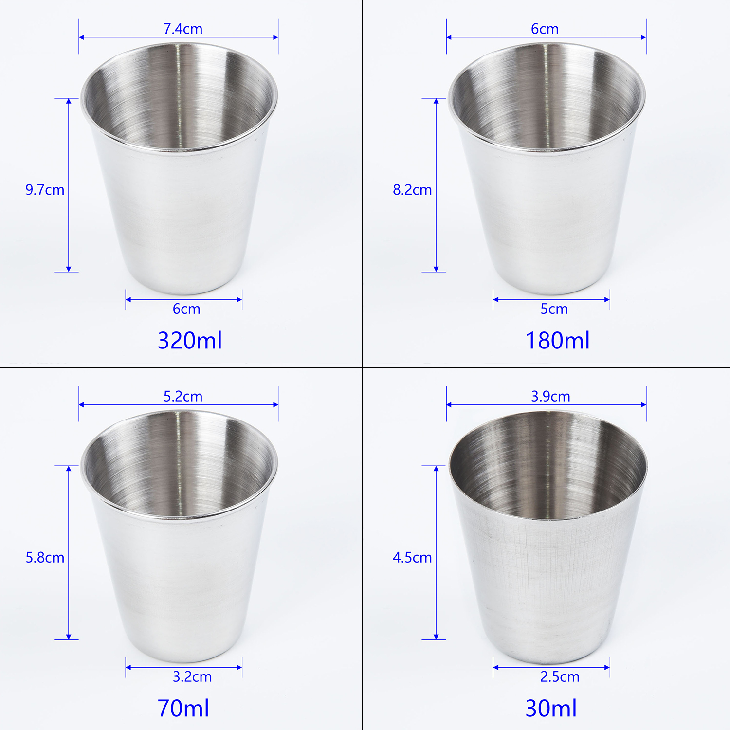 Stainless Steel Metal Cup Beer - Copper Cocktail Mug のレビューと価格