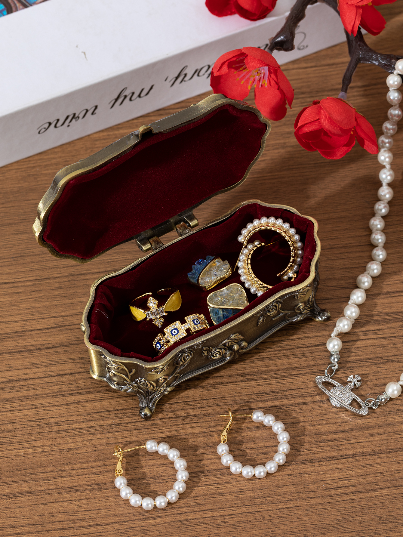 1Pc Vintage European-Style Zin - Luxury Lifestyle Jewelry のレビューと価格