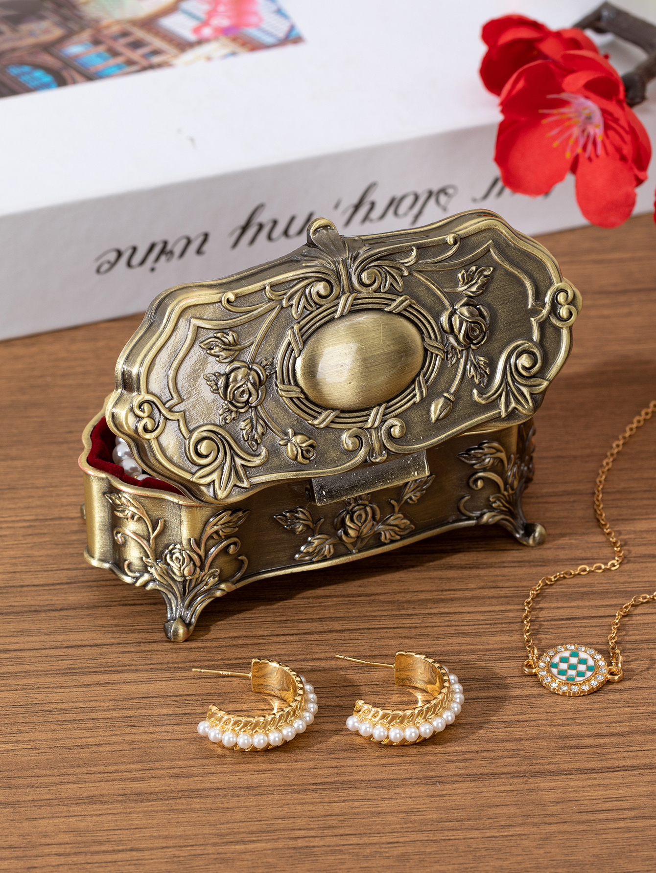 1Pc Vintage European-Style Zin - Luxury Lifestyle Jewelry のレビューと価格