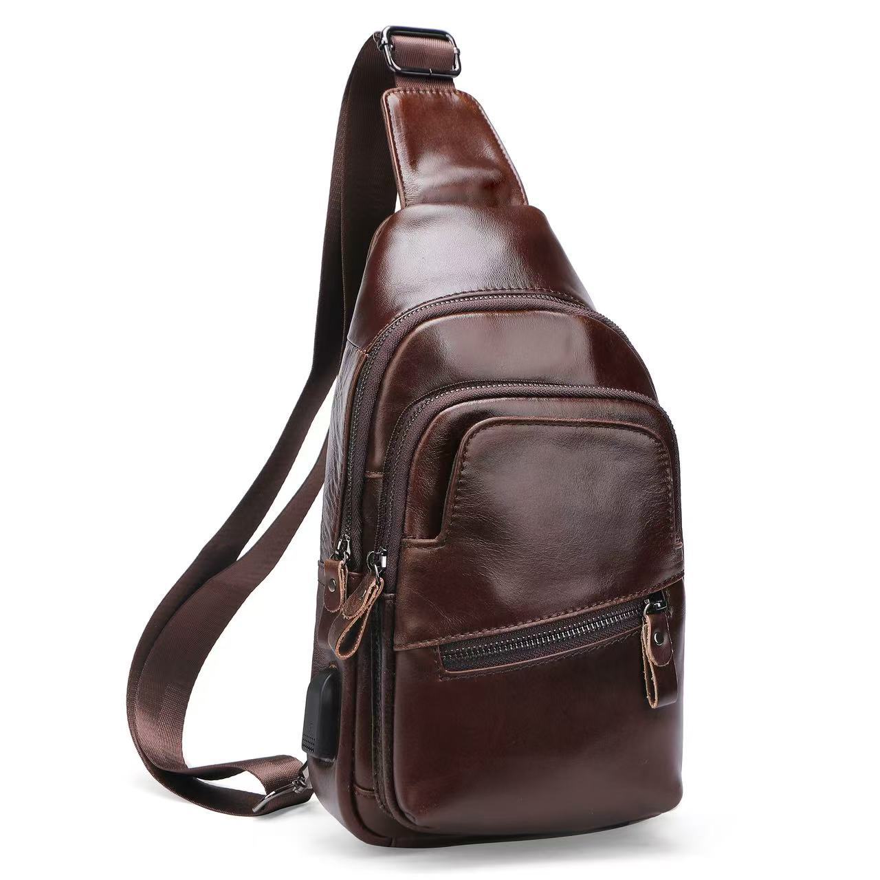 Men's Top-Grain Cowhide Chest  - Luxury Lifestyle Pack のレビューと価格