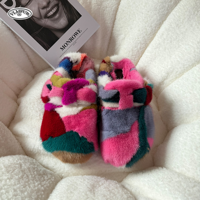 New Girl Luxury Mink Fur Slipp - Luxury Lifestyle Shoes のレビューと価格