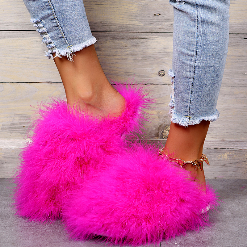 Women Luxury Fur Slippers 2025 - Luxury Lifestyle Shoes のレビューと価格