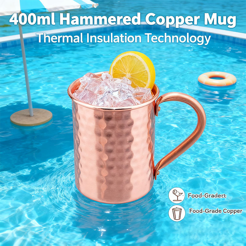 New 100% Copper Cups Pure Soli - Copper Cocktail Mug のレビューと価格