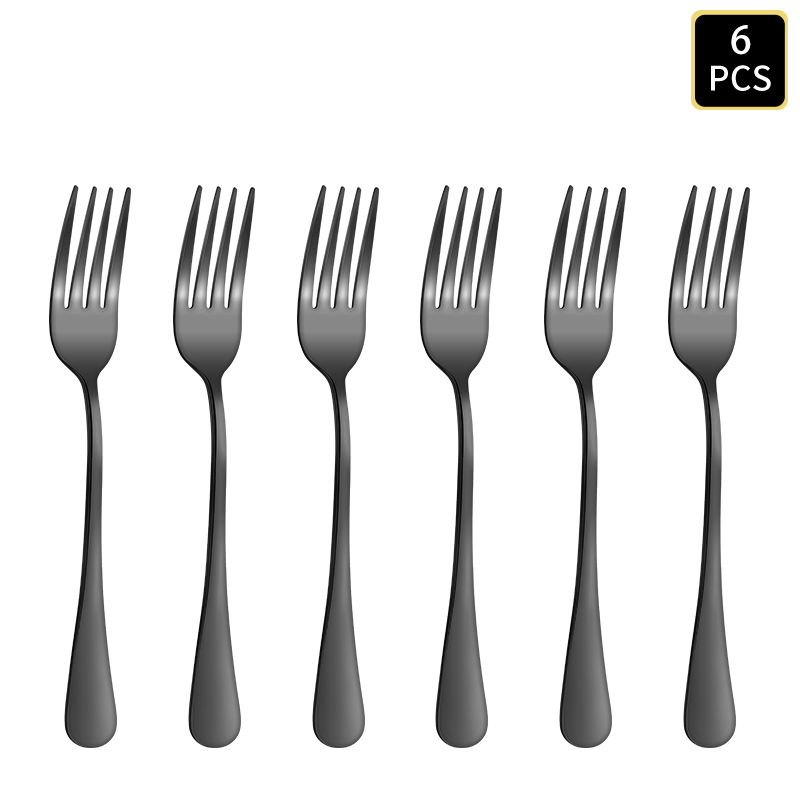 4/6/16/24pcs Black stainless s - Gold Plated Cutlery のレビューと価格