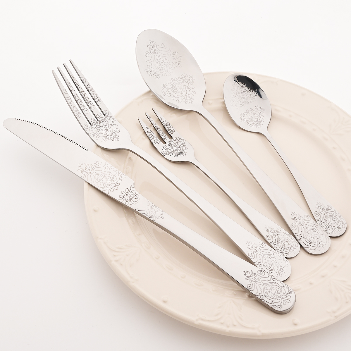 12pcs Gold Cutlery Set Mirror  - Gold Plated Cutlery のレビューと価格