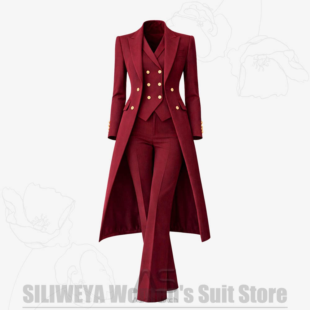 Women's Suit 3 Piece Double Br - Luxury Lifestyle Women のレビューと価格