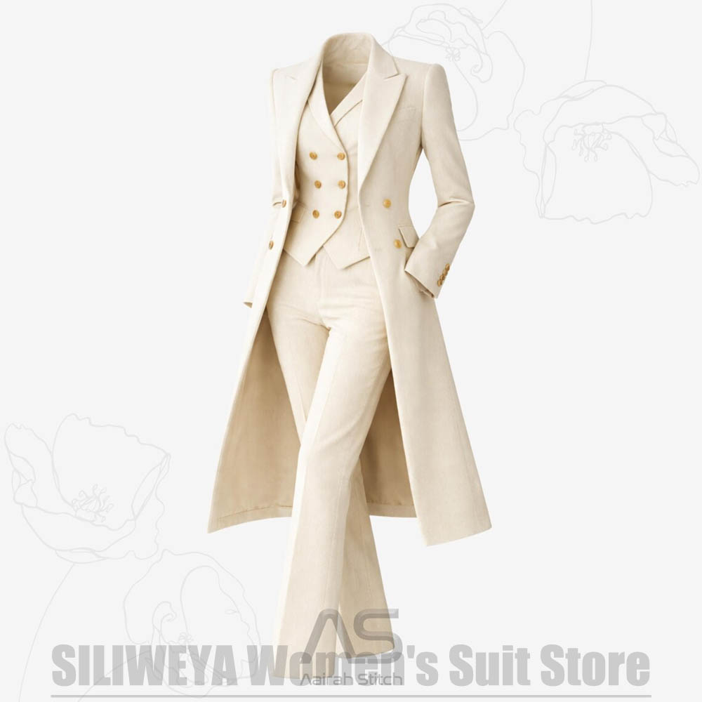 Women's Suit 3 Piece Double Br - Luxury Lifestyle Women のレビューと価格