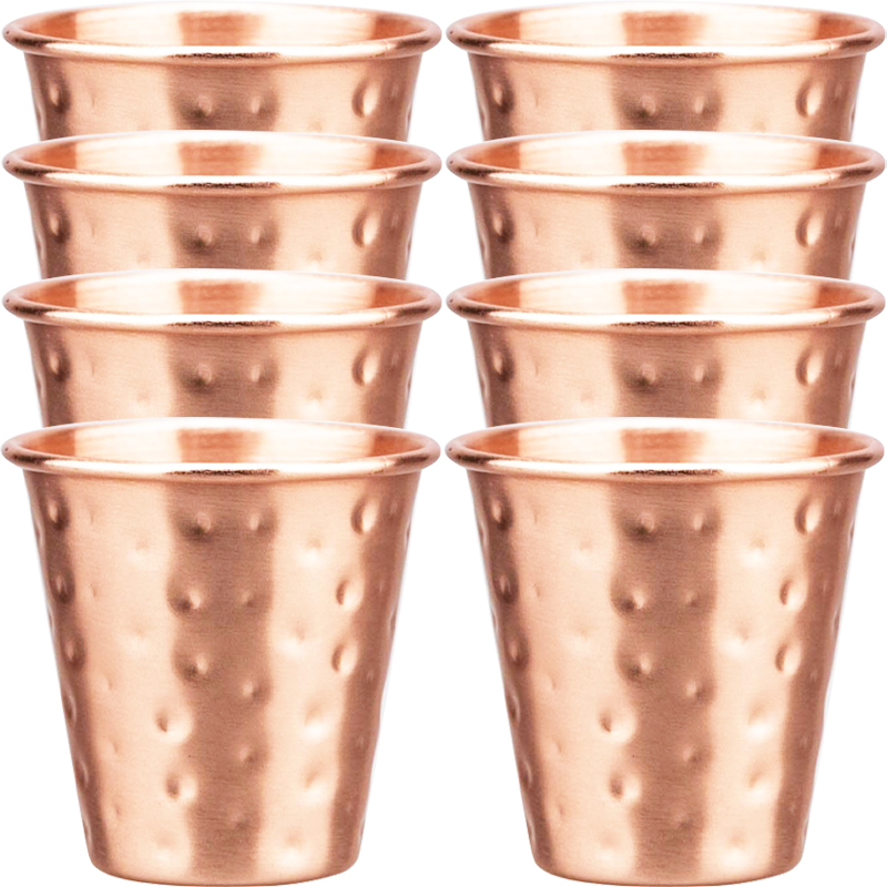 6cs 8Pcs New 100% Copper Cups  - Copper Cocktail Mug のレビューと価格