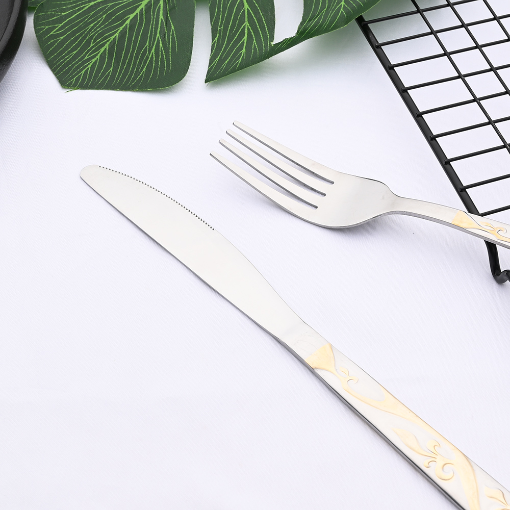 Vintage Western 8/32Pcs Gold F - Gold Plated Cutlery のレビューと価格