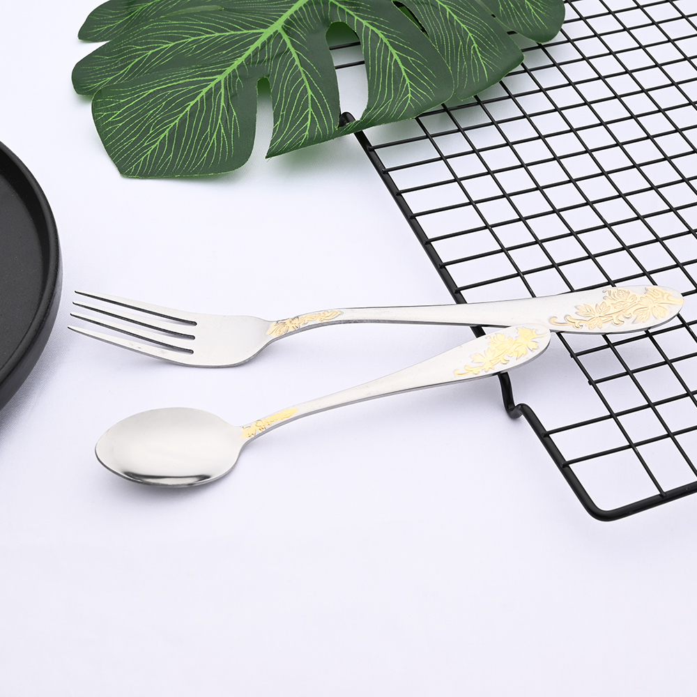 Vintage Western 8/32Pcs Gold F - Gold Plated Cutlery のレビューと価格