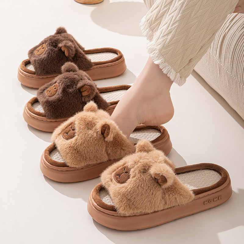 Hemp Cartoon Women's Slippers  - Luxury Lifestyle Shoes のレビューと価格