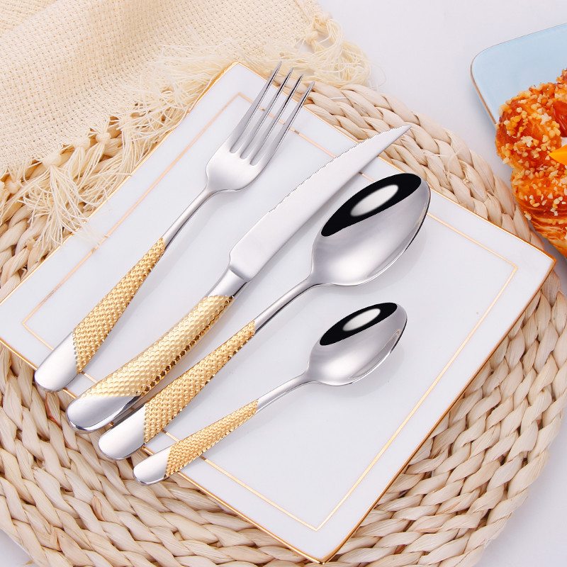 Full Tableware for Kitchen Cut - Gold Plated Cutlery のレビューと価格