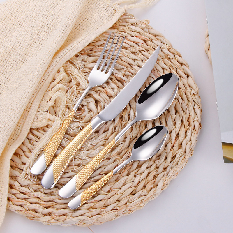Full Tableware for Kitchen Cut - Gold Plated Cutlery のレビューと価格