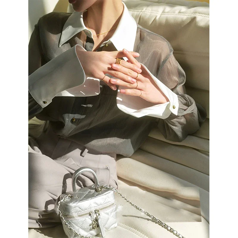 French Luxury Vintage Sheer Ch - Luxury Lifestyle Women のレビューと価格