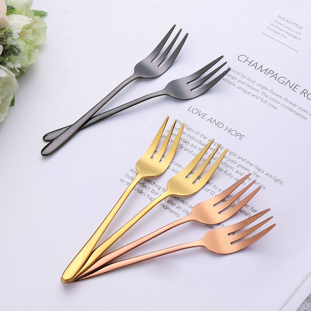 1/4/5/6Pcs Tea Forks Fruit For - Gold Plated Cutlery のレビューと価格