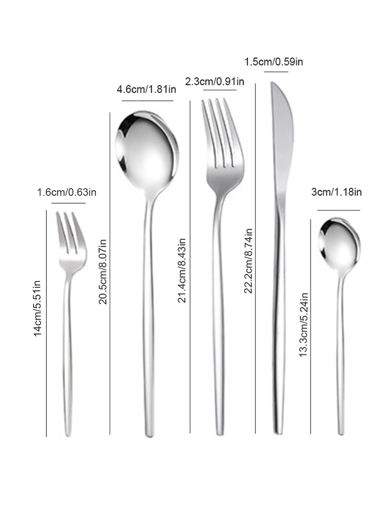 30pc Stainless steel cutlery s - Gold Plated Cutlery のレビューと価格