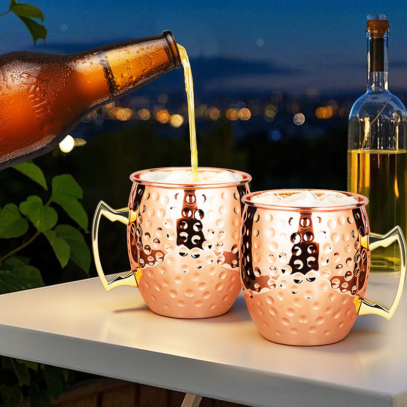 Moscow Mule Stainless Steel Mu - Copper Cocktail Mug のレビューと価格